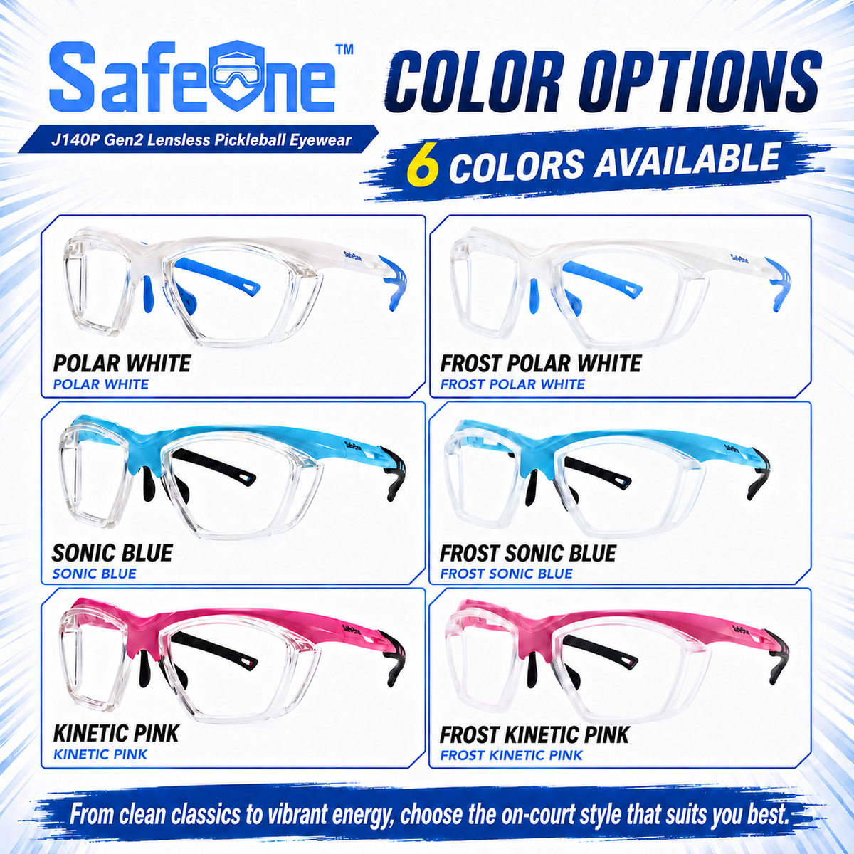 SafeOne J-140P Gen2 – Lensvrije beschermende eyewear