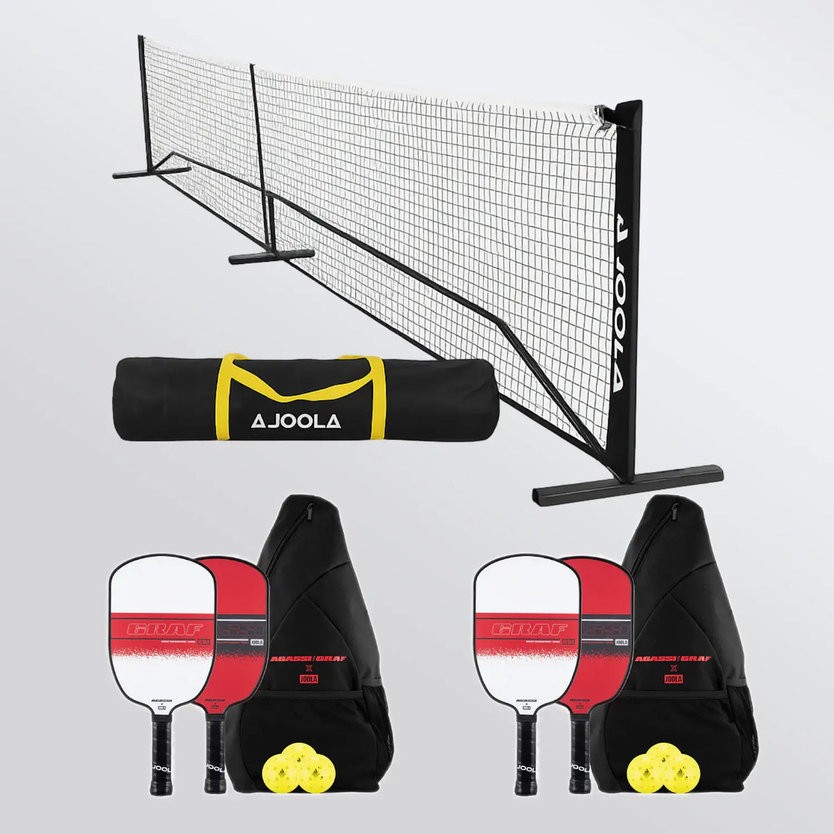 JOOLA Pickleball Startset Agassi/Graf