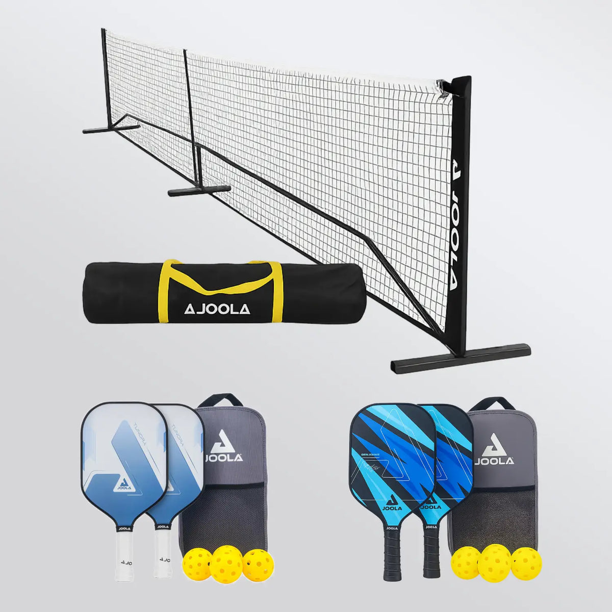 JOOLA Pickleball Startset Mix (Tundra & Blue Lightning)